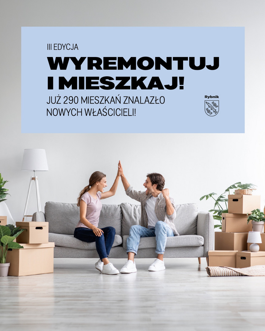 plakat wyremontuj i mieszkaj